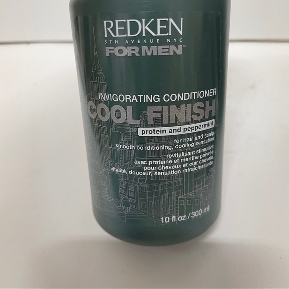 Redken For Men Cool Finish Invigorating Conditioner Protein Peppermint 10 OZ HTF - Picture 2 of 3